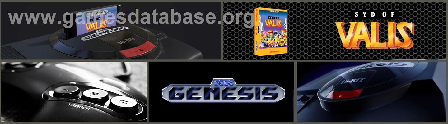 Syd of Valis - Sega Genesis - Artwork - Marquee