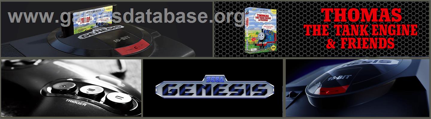 Thomas the Tank Engine & Friends - Sega Genesis - Artwork - Marquee