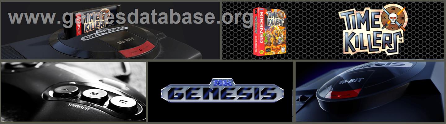 Time Killers - Sega Genesis - Artwork - Marquee