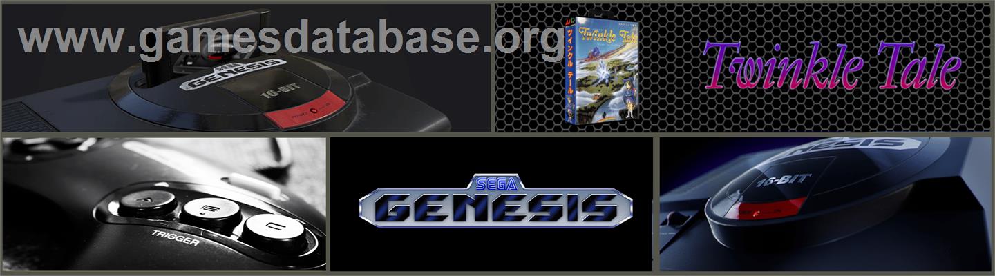 Twinkle Tale - Sega Genesis - Artwork - Marquee