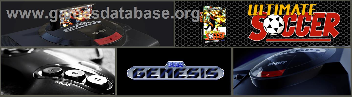 Ultimate Soccer - Sega Genesis - Artwork - Marquee