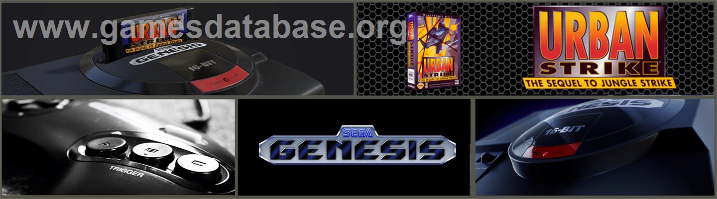 Urban Strike - Sega Genesis - Artwork - Marquee