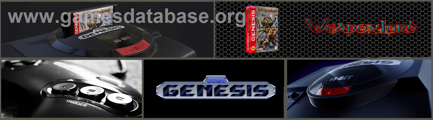 Weaponlord - Sega Genesis - Artwork - Marquee
