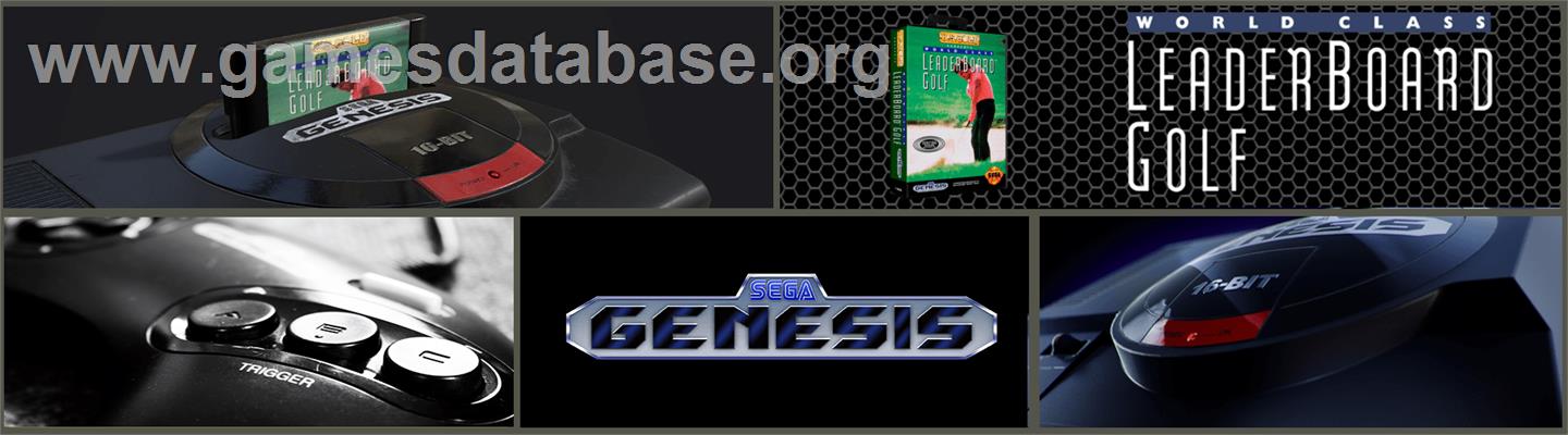 World Class Leaderboard - Sega Genesis - Artwork - Marquee