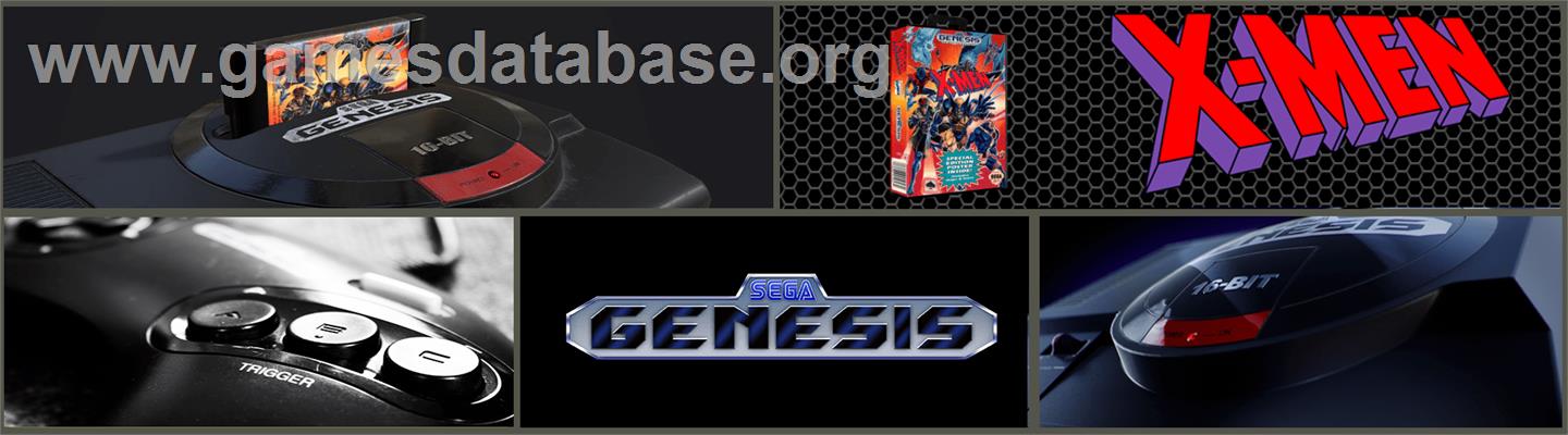 X-Men - Sega Genesis - Artwork - Marquee