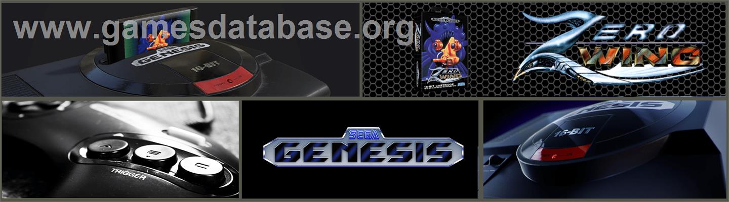Zero Wing - Sega Genesis - Artwork - Marquee