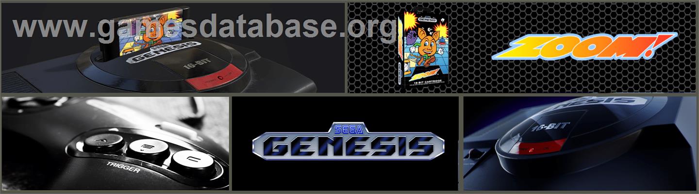 Zoom! - Sega Genesis - Artwork - Marquee