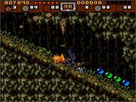 In game image of 3 Ninjas Kick Back on the Sega Genesis.