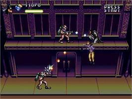 In game image of Adventures Of Batman And Robin, The on the Sega Genesis.
