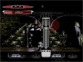 In game image of Batman Forever on the Sega Genesis.