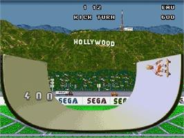 In game image of California Games on the Sega Genesis.