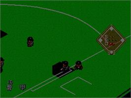 In game image of Chou Kyuukai Miracle Nine on the Sega Genesis.