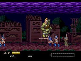 In game image of Dahna: Megami Tanjou on the Sega Genesis.