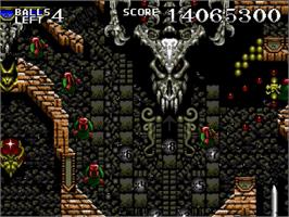 In game image of Dragon's Revenge on the Sega Genesis.