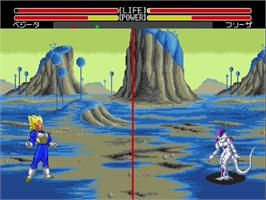 In game image of Dragon Ball Z - Buyuu Retsuden on the Sega Genesis.