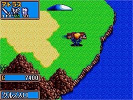 In game image of Dragon Slayer - Eiyuu Densetsu 2 on the Sega Genesis.