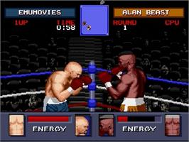In game image of Evander Holyfield's 