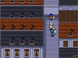 In game image of Fushigi No Umi No Nadia on the Sega Genesis.