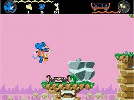 In game image of Itchy And Scratchy Game, The on the Sega Genesis.