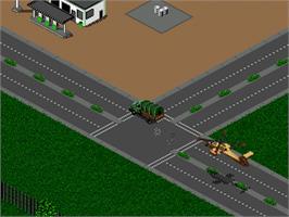 In game image of Jungle Strike - The Sequel To Desert Strike on the Sega Genesis.