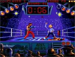 In game image of Kick Boxing, The on the Sega Genesis.