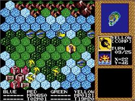 In game image of Master Of Monsters on the Sega Genesis.