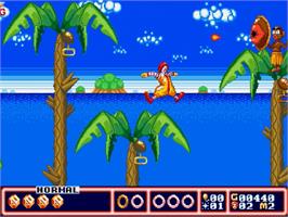In game image of McDonald's Treasure Land Adventure on the Sega Genesis.