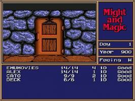 In game image of Might and Magic 2: Gates to Another World on the Sega Genesis.