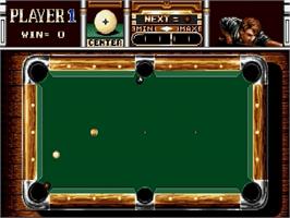 In game image of Minnesota Fats - Pool Legend on the Sega Genesis.