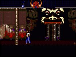 In game image of Nightmare Circus on the Sega Genesis.
