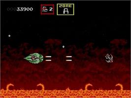 In game image of Sagaia on the Sega Genesis.