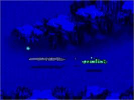 In game image of Seaquest Dsv on the Sega Genesis.
