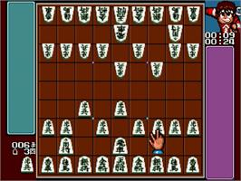 In game image of Shogi No Hoshi on the Sega Genesis.