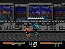 In game image of Slaughter Sport on the Sega Genesis.