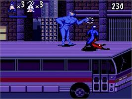 In game image of Tick, The on the Sega Genesis.