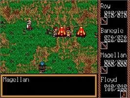 In game image of Traysia on the Sega Genesis.