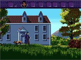 In game image of Warlock on the Sega Genesis.