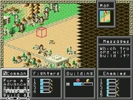 In game image of Warrior of Rome 2 on the Sega Genesis.