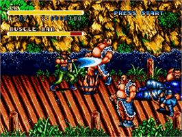 In game image of Water Margin - The Tales Of Clouds And Winds on the Sega Genesis.