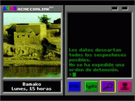 In game image of Where in the World is Carmen Sandiego on the Sega Genesis.