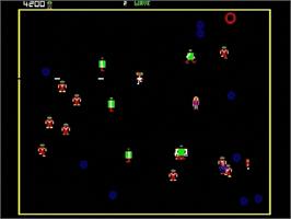 In game image of Williams Arcade's Greatest Hits on the Sega Genesis.