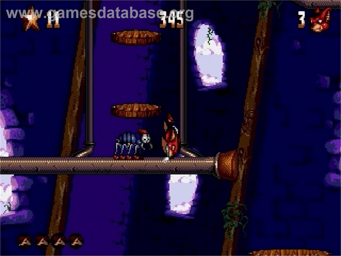 Aero the Acro-Bat 2 - Sega Genesis - Artwork - In Game