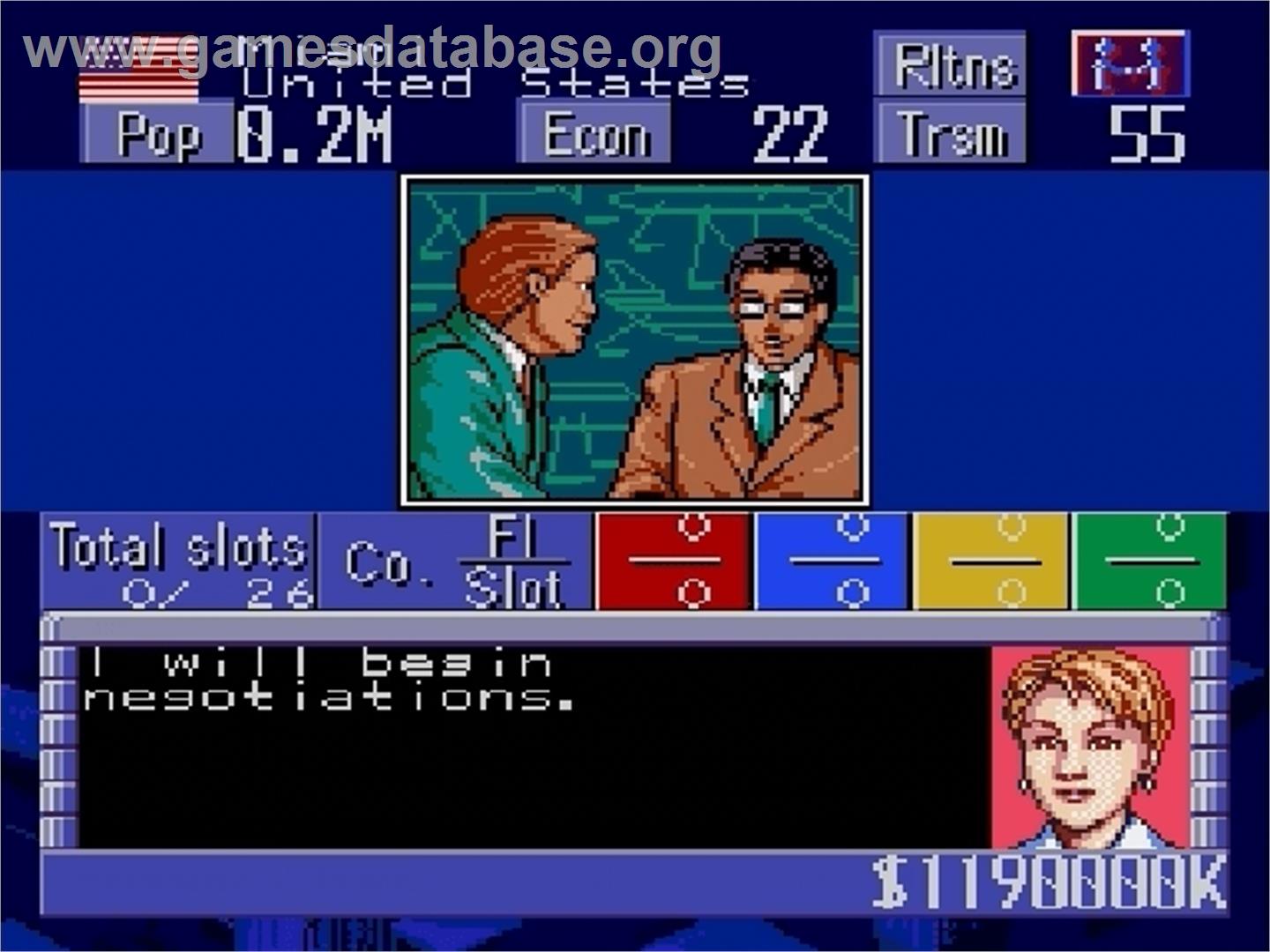 Aerobiz Supersonic - Sega Genesis - Artwork - In Game