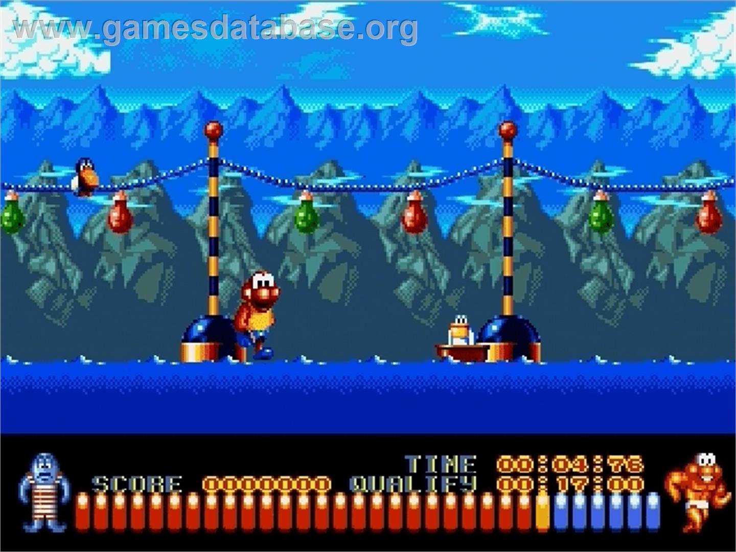 Aquatic Games Starring James Pond And The Aquabats, The - Sega Genesis - Artwork - In Game