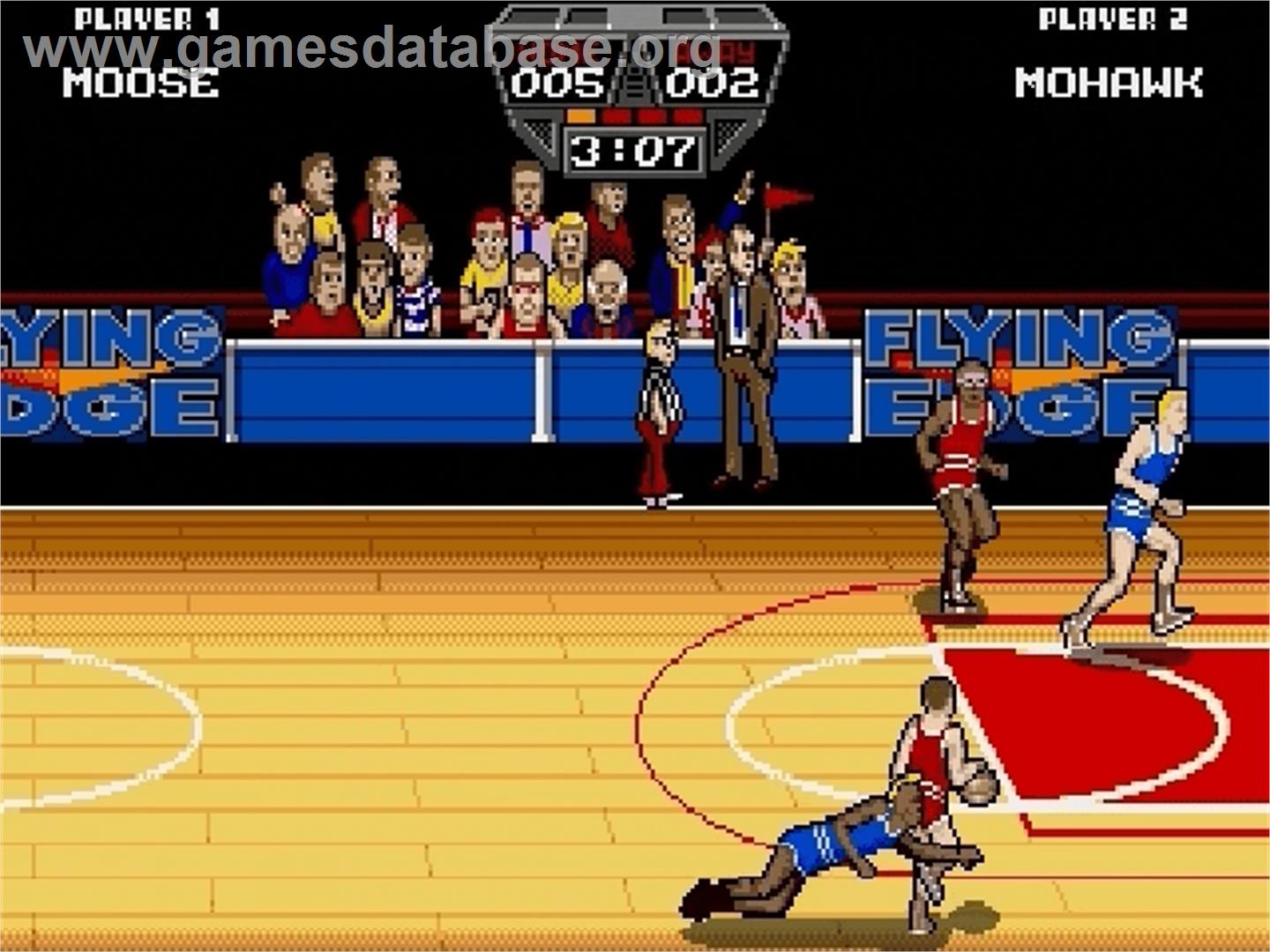 Arch Rivals - The Arcade Game - Sega Genesis - Artwork - In Game