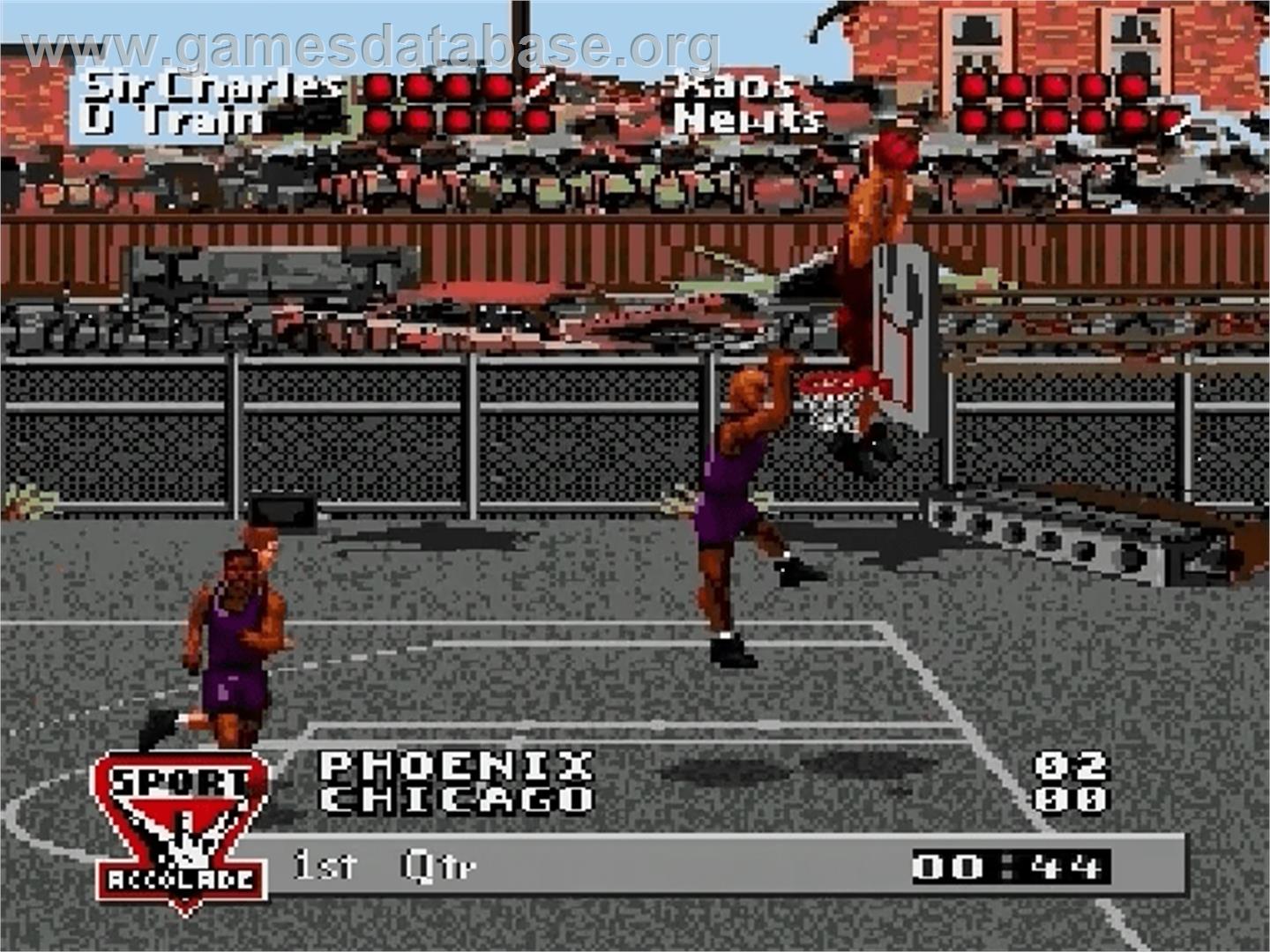 Barkley Shut Up And Jam! - Sega Genesis - Artwork - In Game