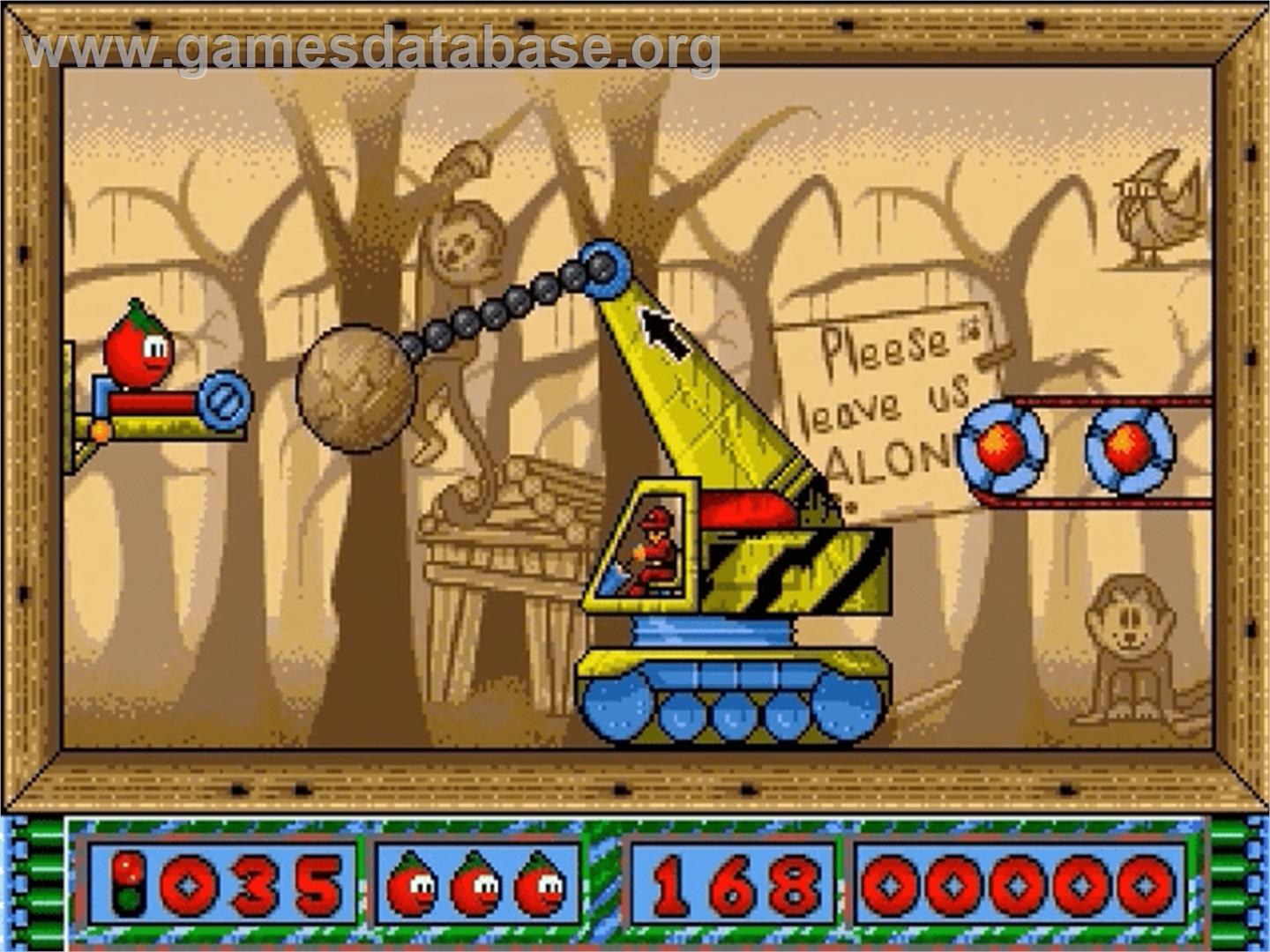 Bill's Tomato Game - Sega Genesis - Artwork - In Game