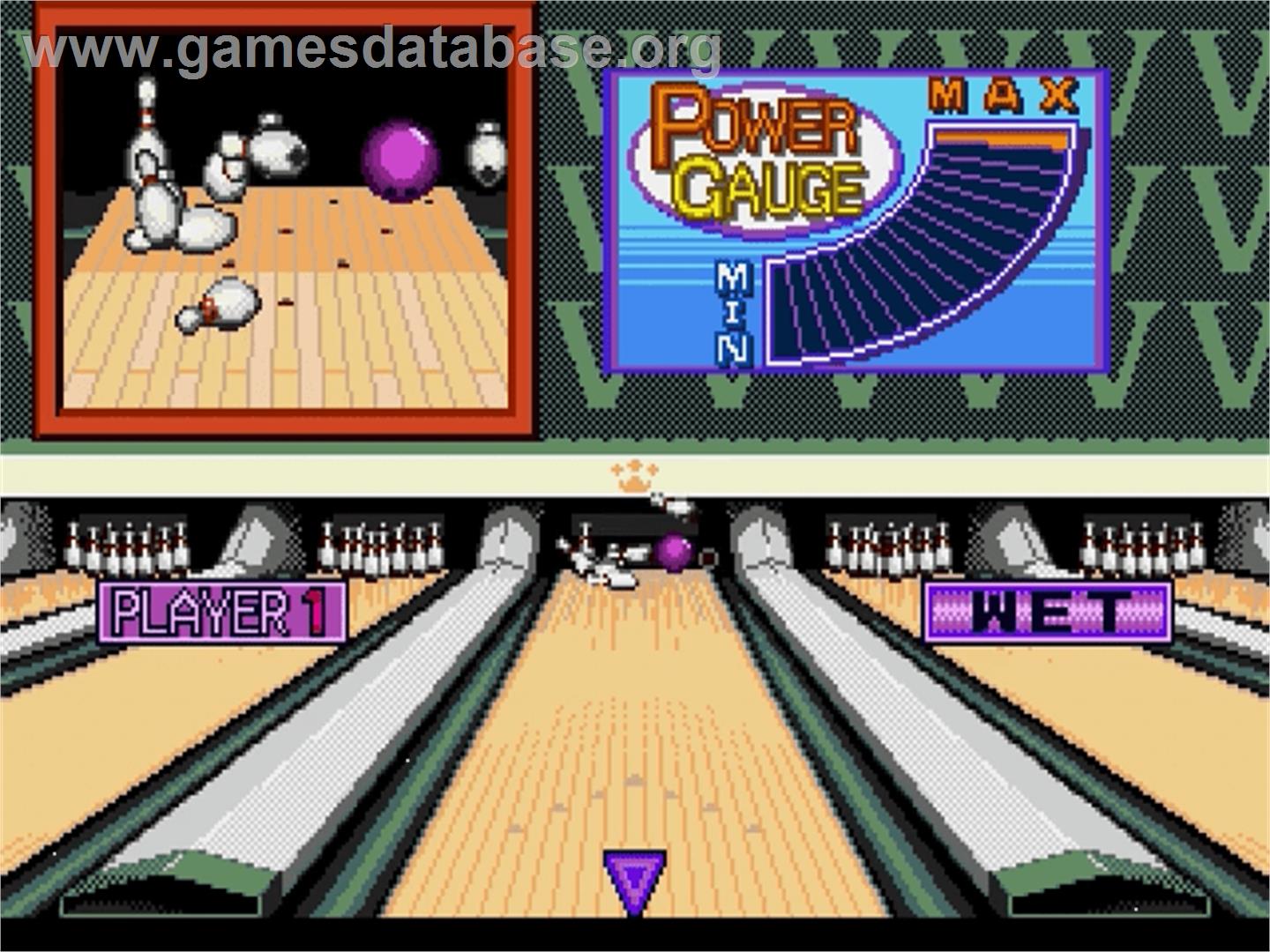 Boogie Woogie Bowling - Sega Genesis - Artwork - In Game