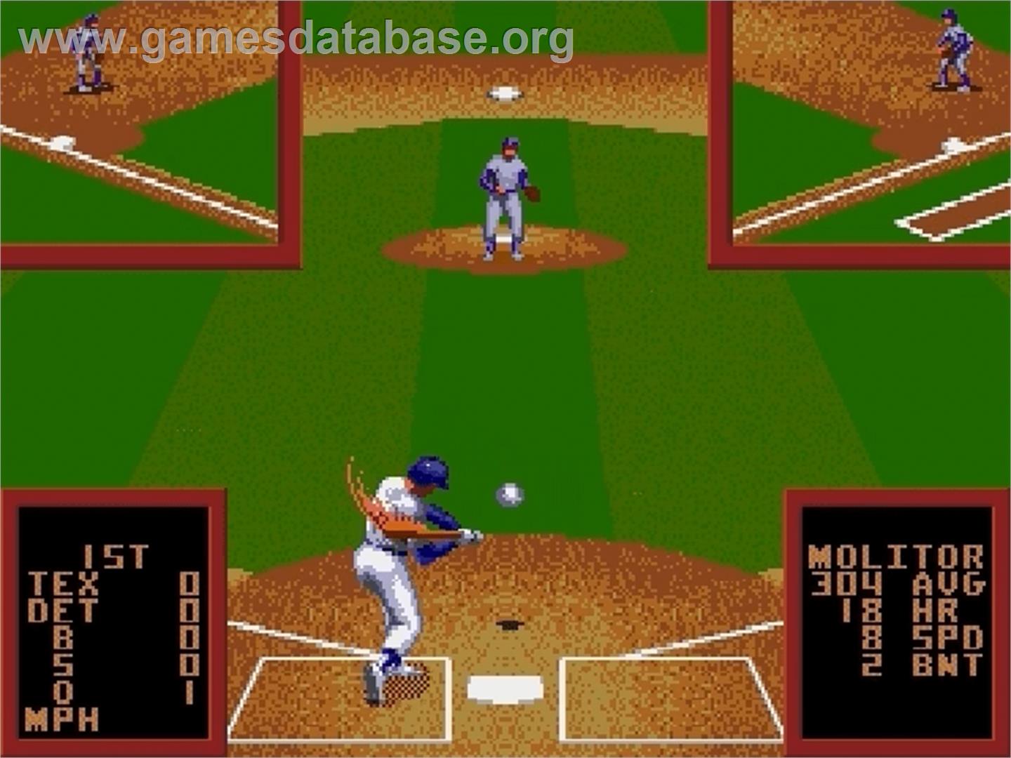 Cal Ripken Jr. Baseball - Sega Genesis - Artwork - In Game