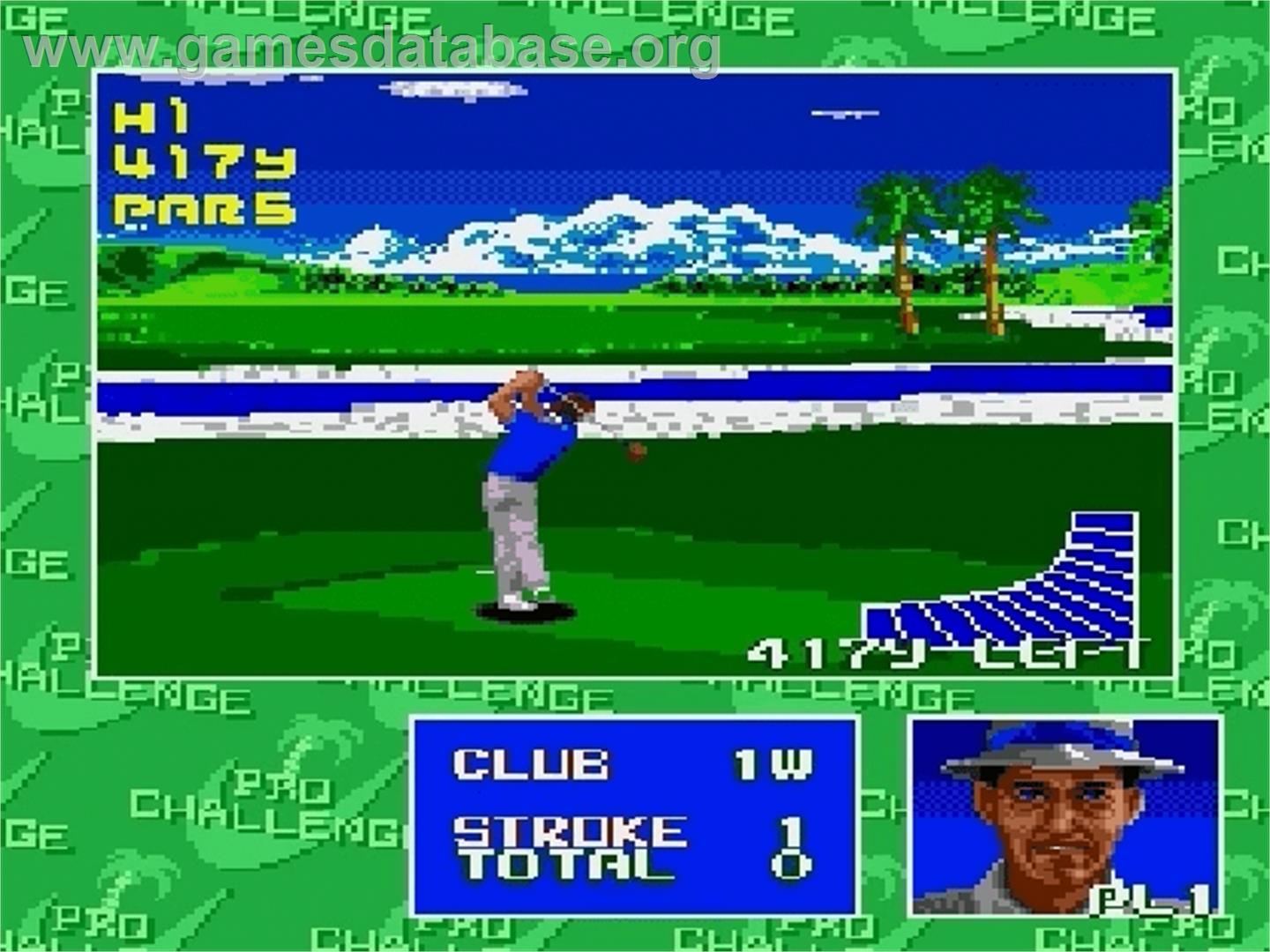 Chi Chi's Pro Challenge Golf - Sega Genesis - Artwork - In Game